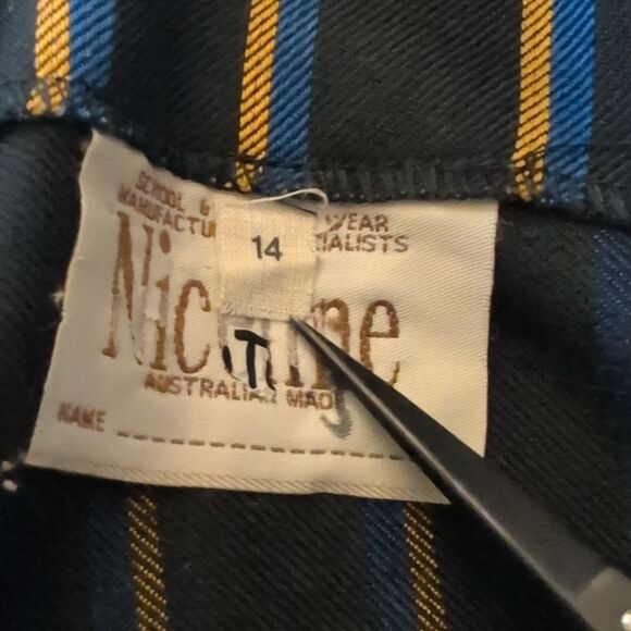 Women's Vintage Australian‎ Striped Dress Size 12 - Picture 2 of 8